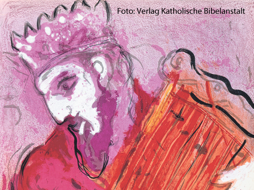 König David: eines der bekanntesten Bibelbilder von Marc Chagall.