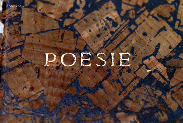 Der Einband eines Poesie-Albums 