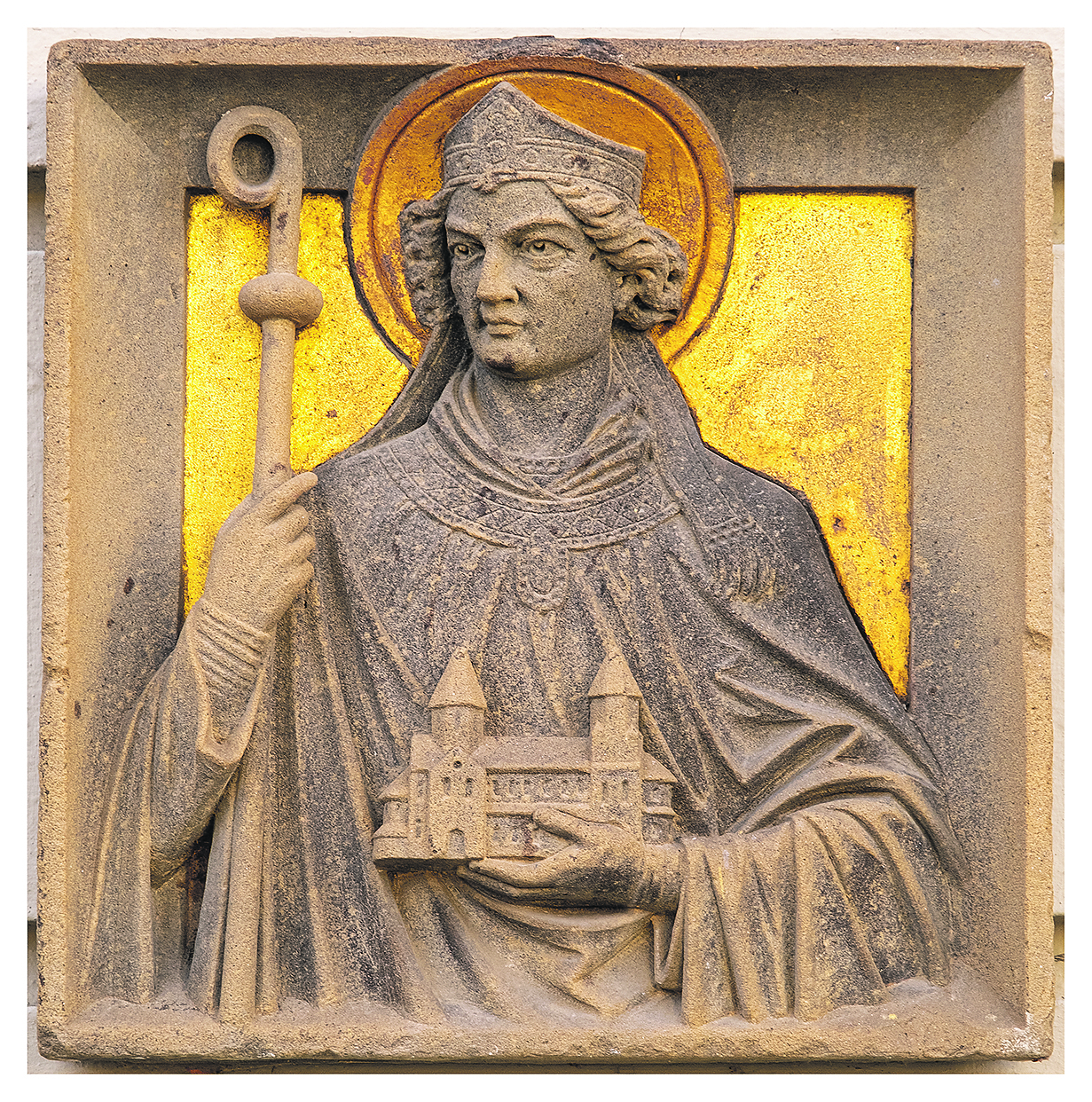 Godehard, der große Bischof von Hildesheim. Für Adrian Aellig ein demütiger Macher, der die Kirche erneuern wollte. Im Bistum erinnerte ein Jubiläumsjahr an ihn, an diesem Sonntag wird es beendet. Foto: Gosmann/bph