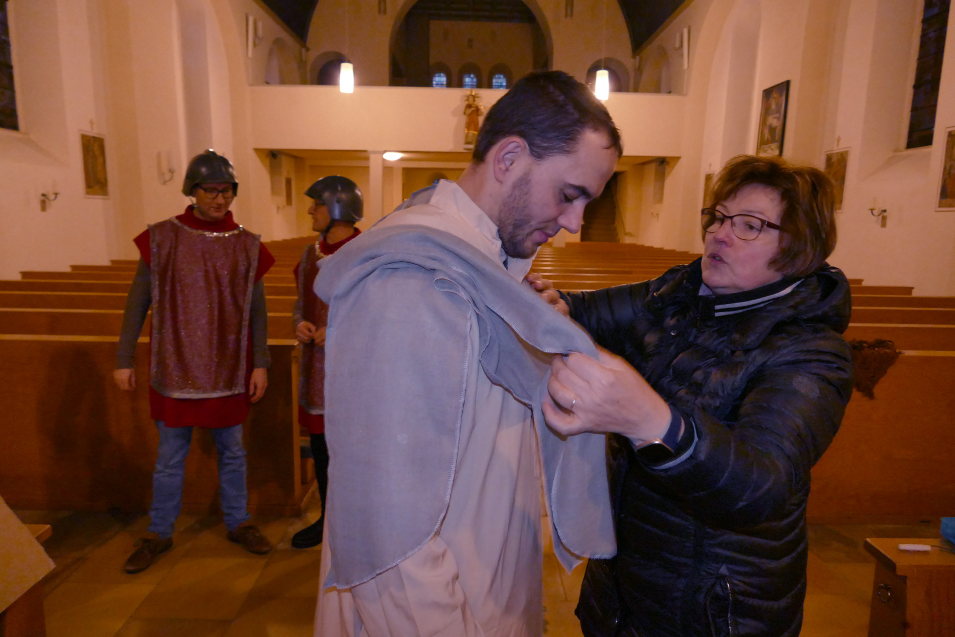 Schneiderin Elisabeth Hunold hatte viel zu tun.