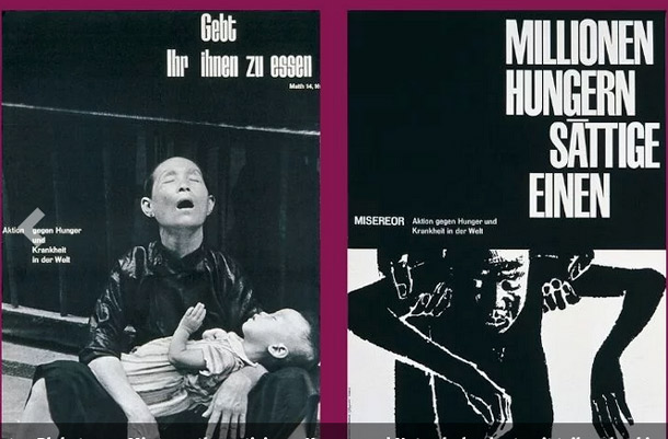 Alte Misereor-Spendenaktions-Plakate