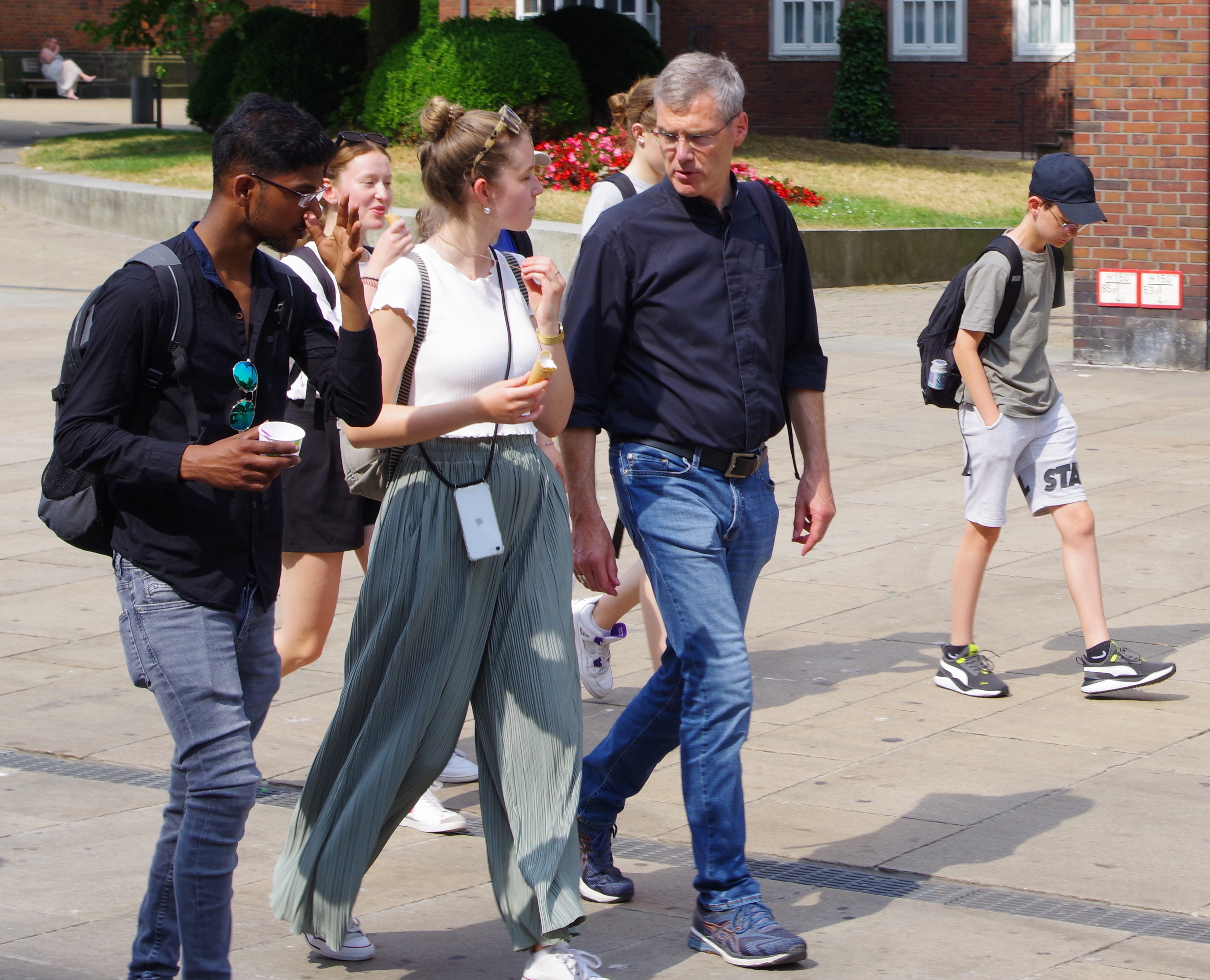 Bischof im Gespräch