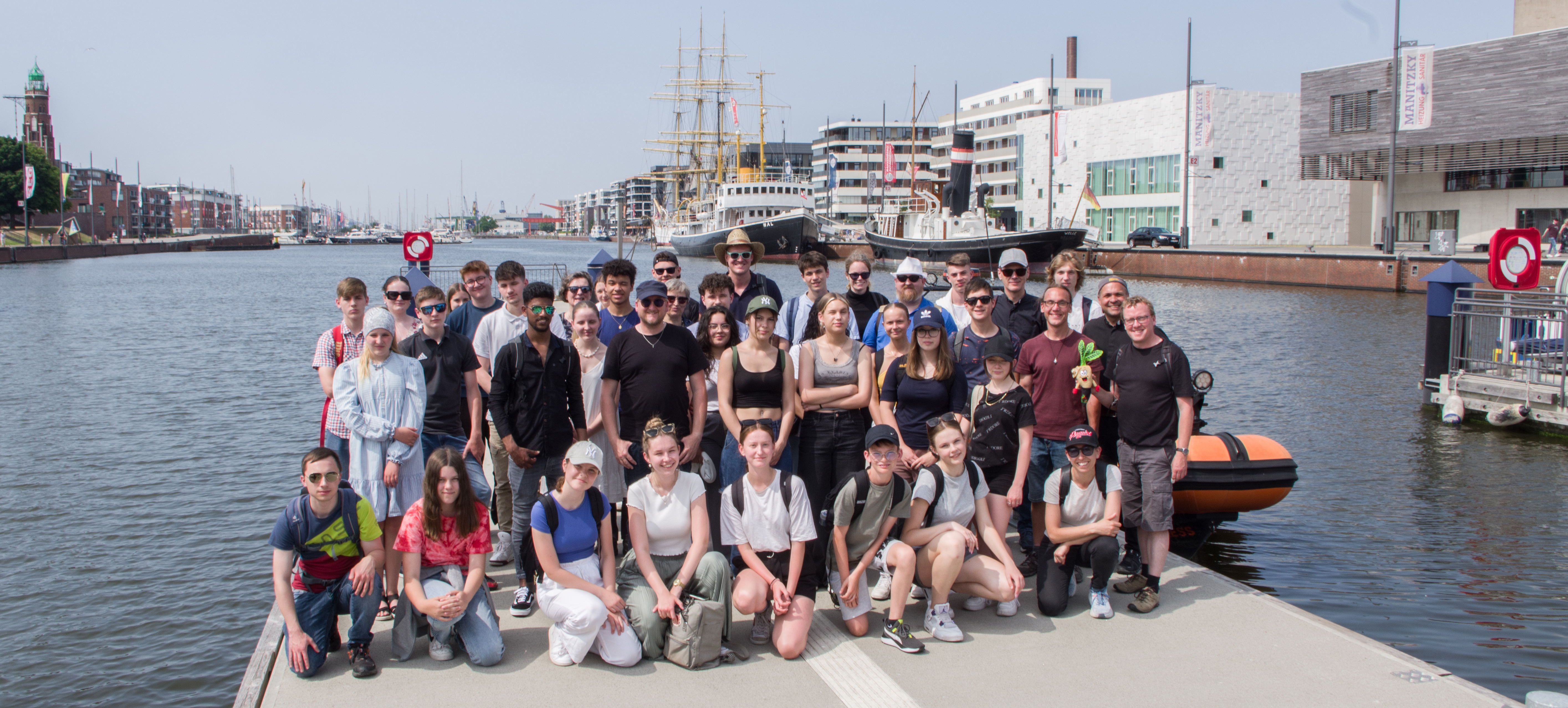 Pilgergruppe mit Bischof