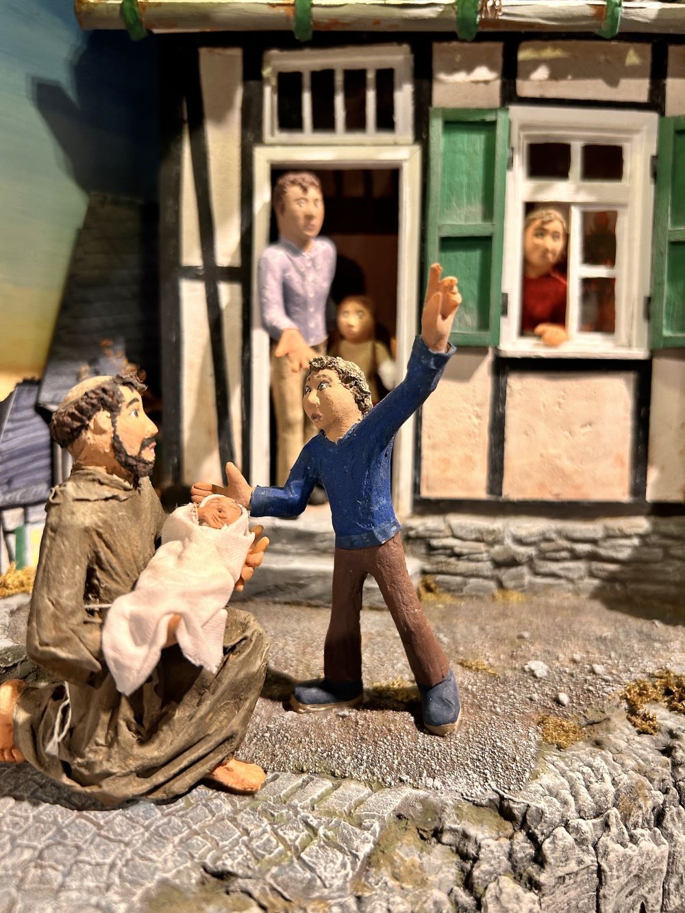 eine Krippenszene