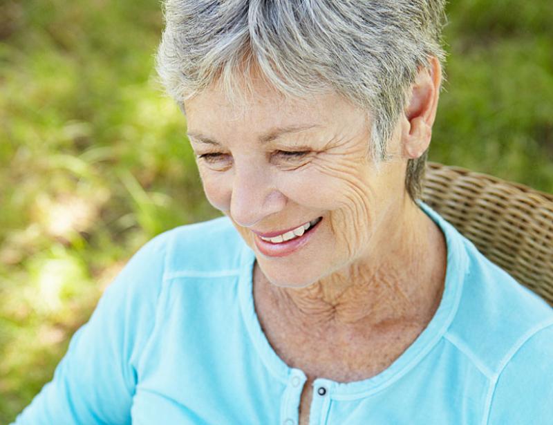 Glücklich – auch mit runzliger Haut
