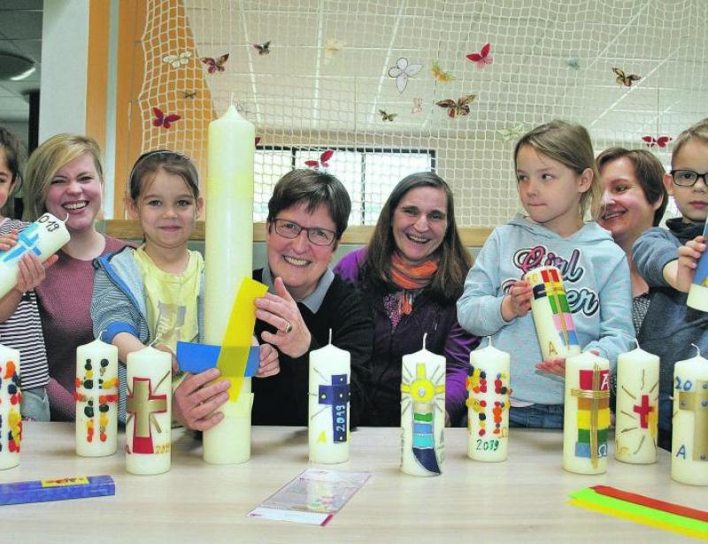 Dem Osterhasen den Weg leuchten