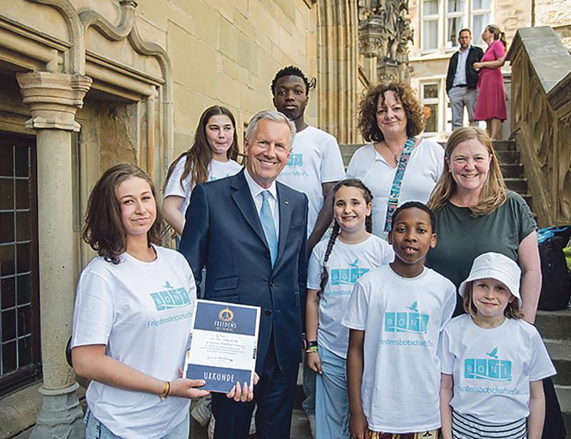 Wulff überreichte Siegerurkunden