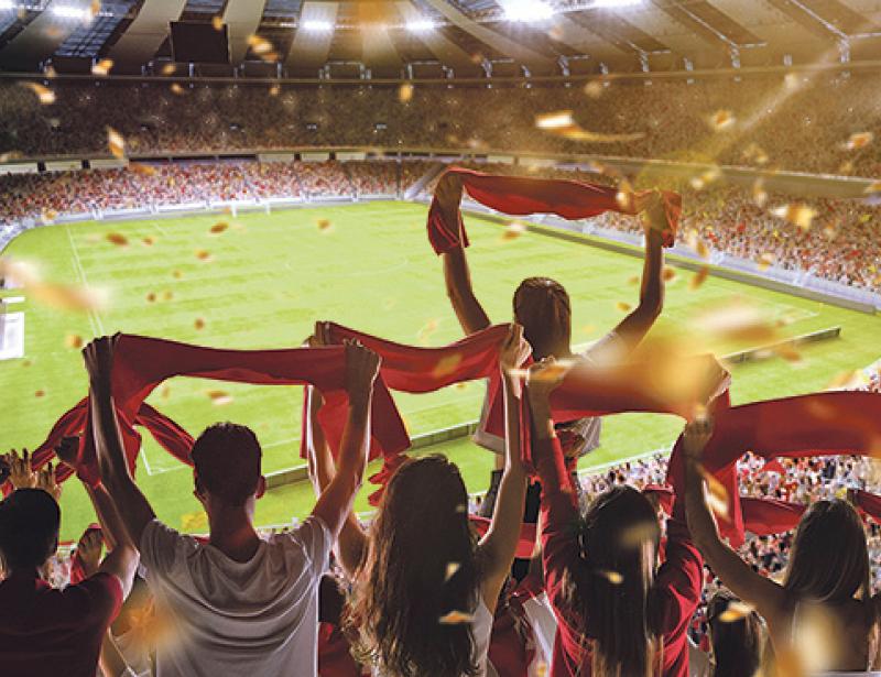 Von der Tribüne aufs Spielfeld