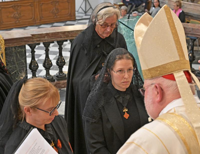 Eine Dame in Zwickau