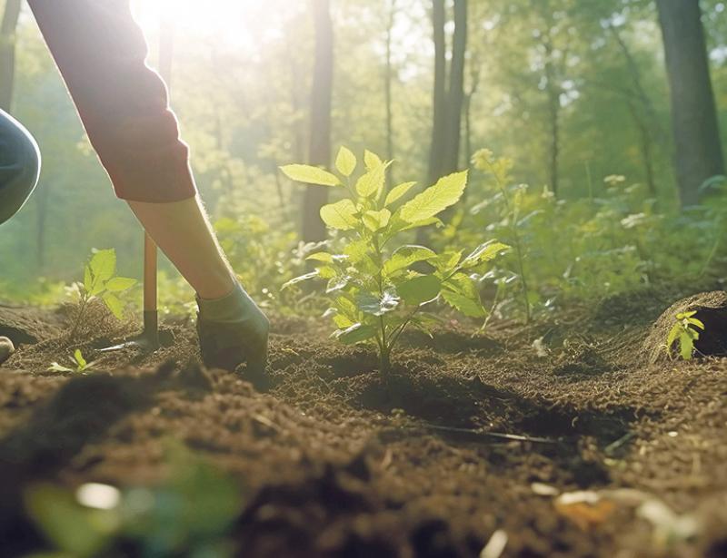 Ein neuer Wald entsteht