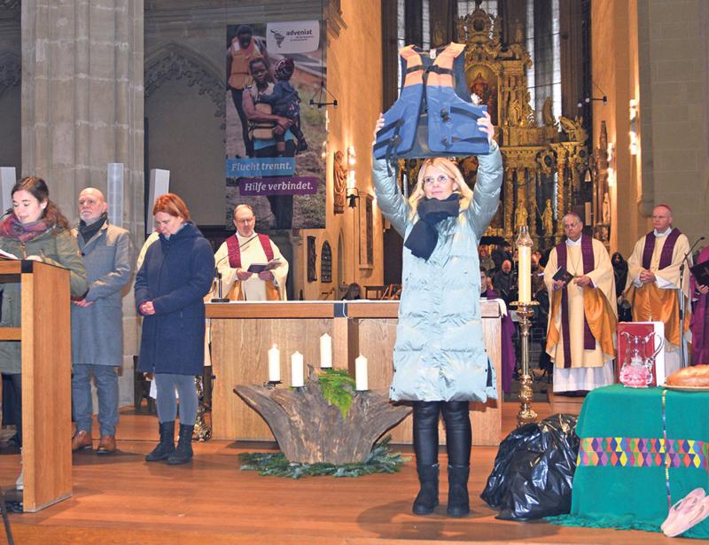 Die Flüchtlinge nicht vergessen