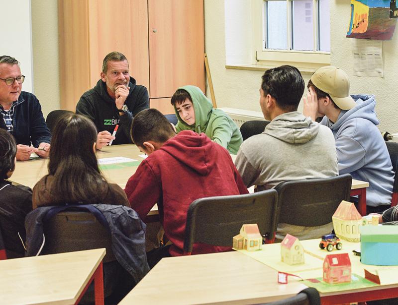 Ankommen  in einem  fremden Land