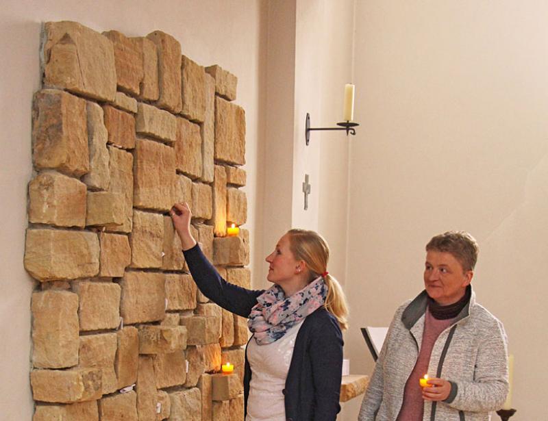 Dort haben Klage und Hoffnung einen Platz