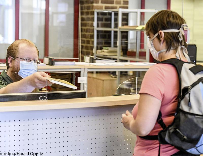 Hygieneregeln auch für Bücher