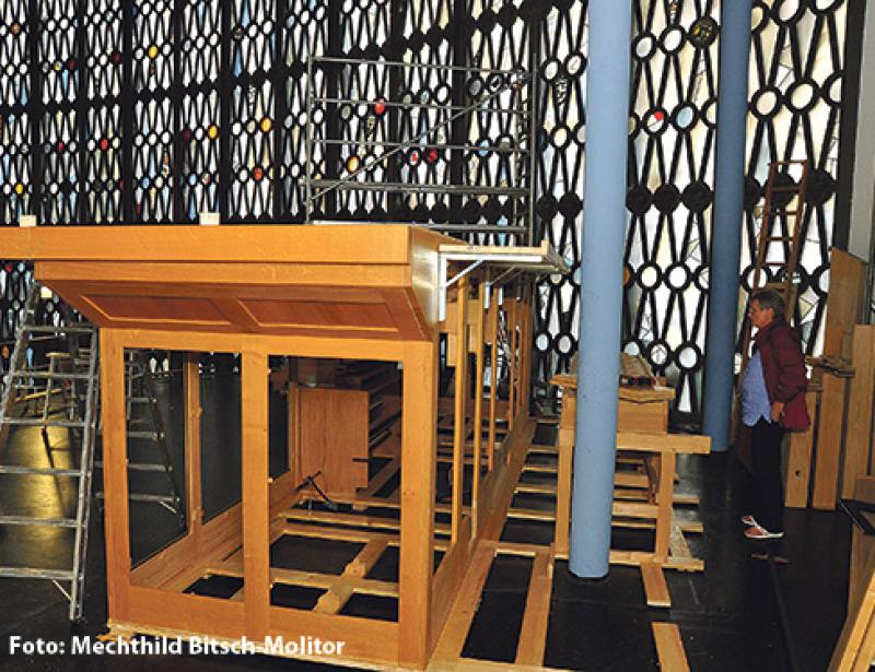 Eine Orgel startet neu