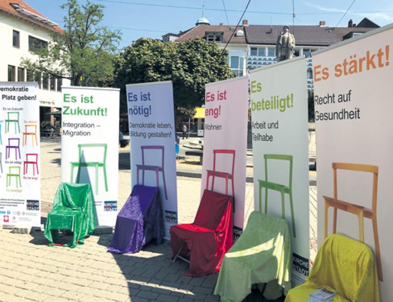 Platz da für die Demokratie