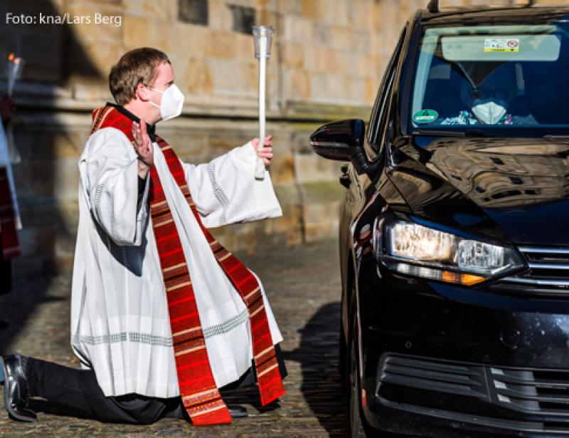 Blasius-Segen als Drive-In 