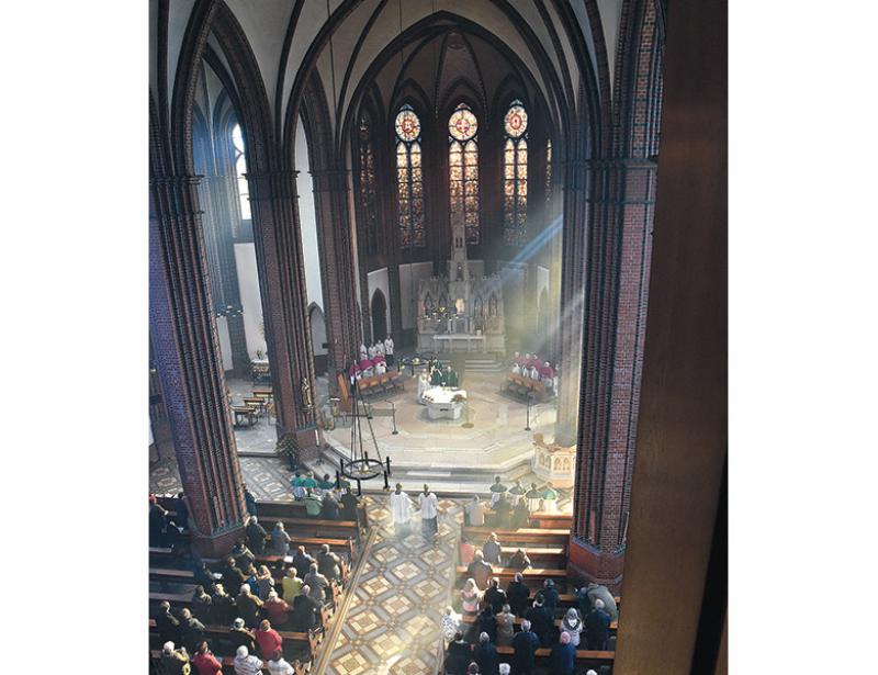 Abschied in der Kathedrale