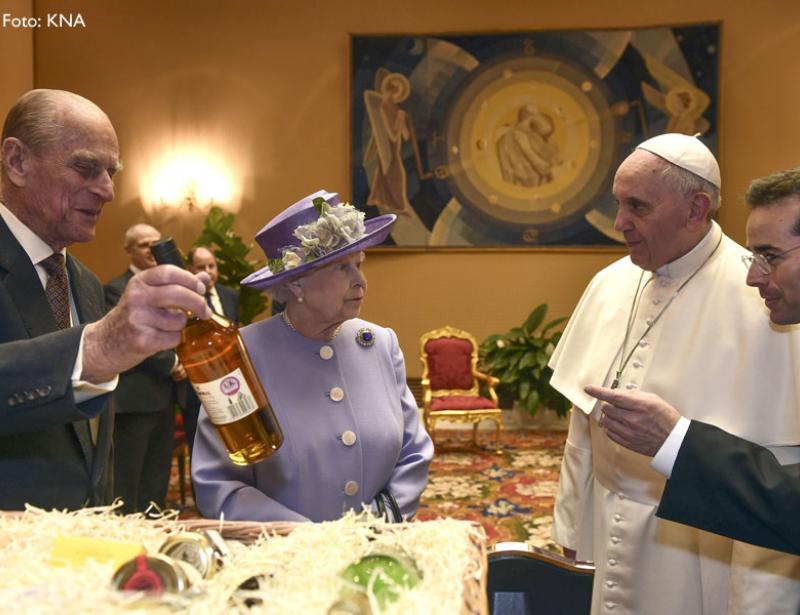 Papst kondoliert Queen Elizabeth II.