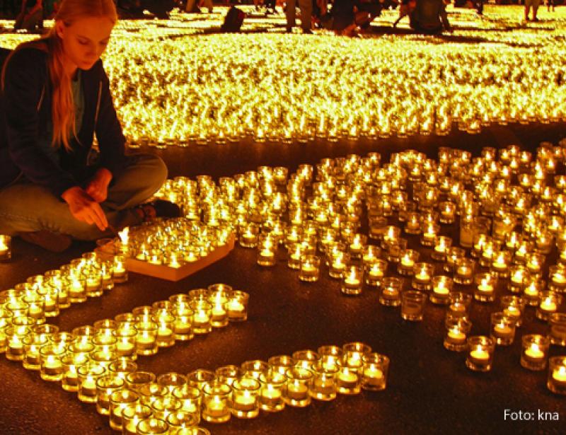 Digitales Lichtermeer 