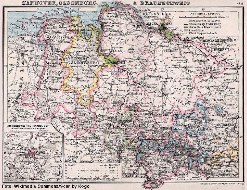 Die Konfessionen im Land Niedersachsen