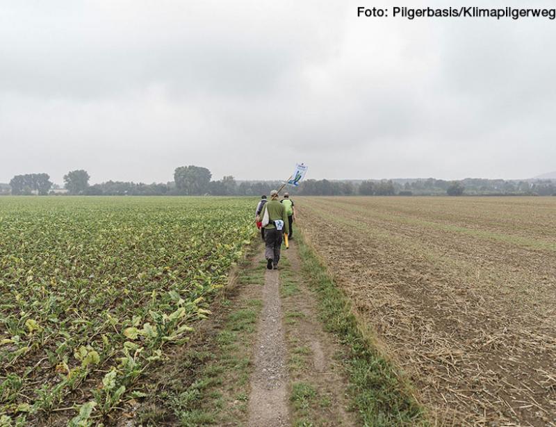 Klimapilger machen Rast in Rhumspringe und Bernshausen