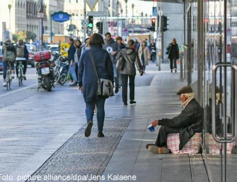 Arm in einem reichen Land