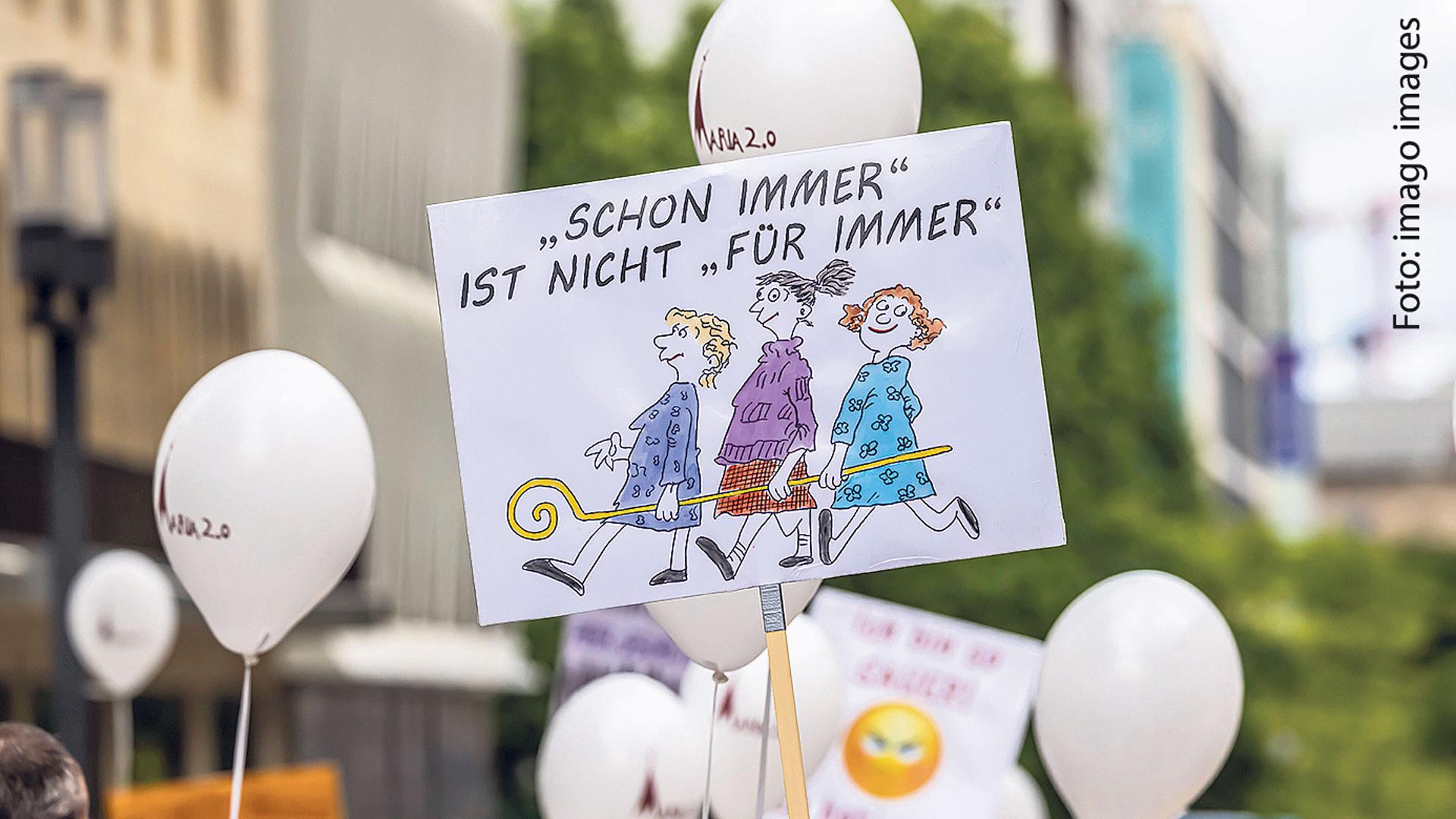 Protest beim Katholikentag in Stuttgart