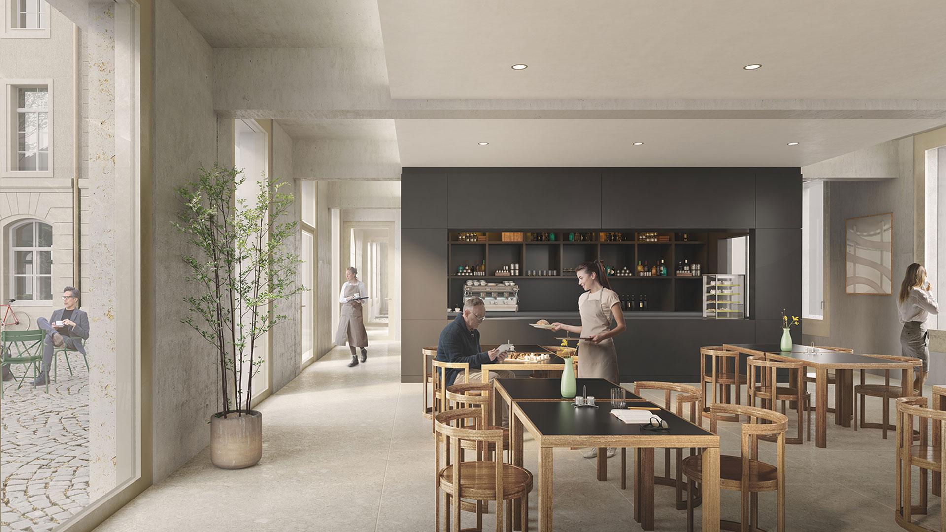 3D-Entwurf des Architekturbüros Max Dudler für das Bernhard-Lichtenberg-Haus