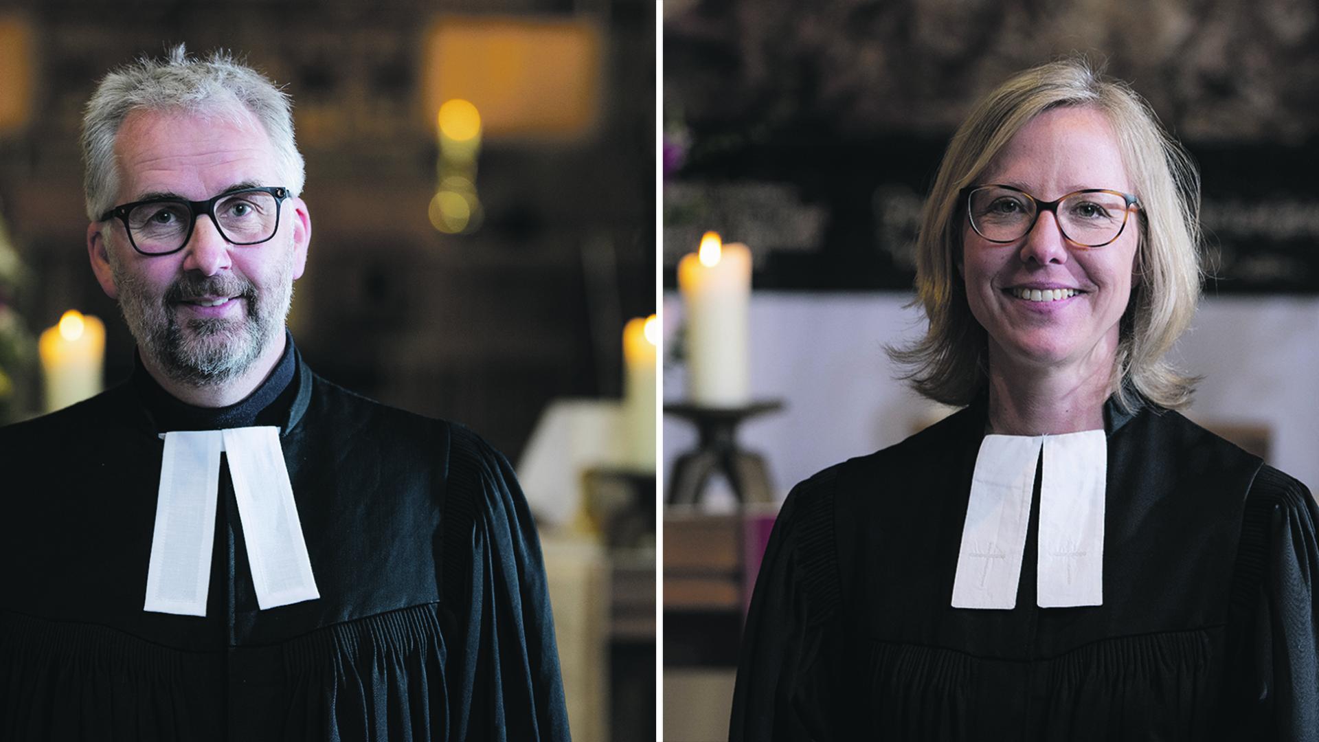 Pastor Friedemann Magaard und Pastorin Nora Steen.