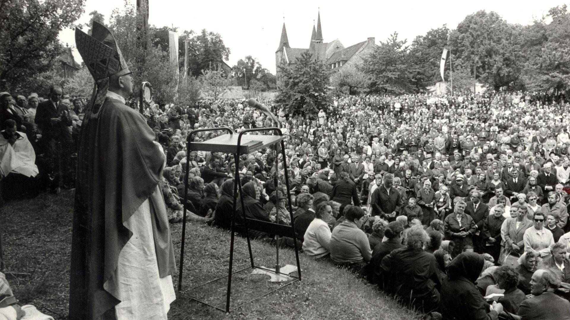 Familienwallfahrt zur Huysburg 1970