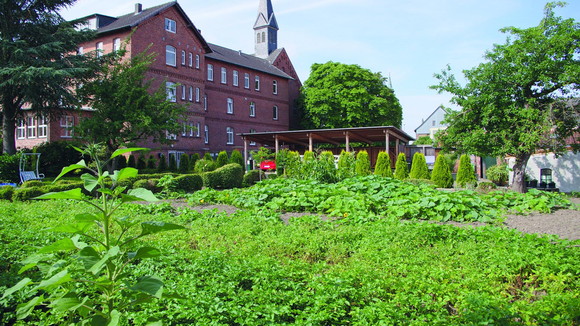 Überblick über den Klostergarten