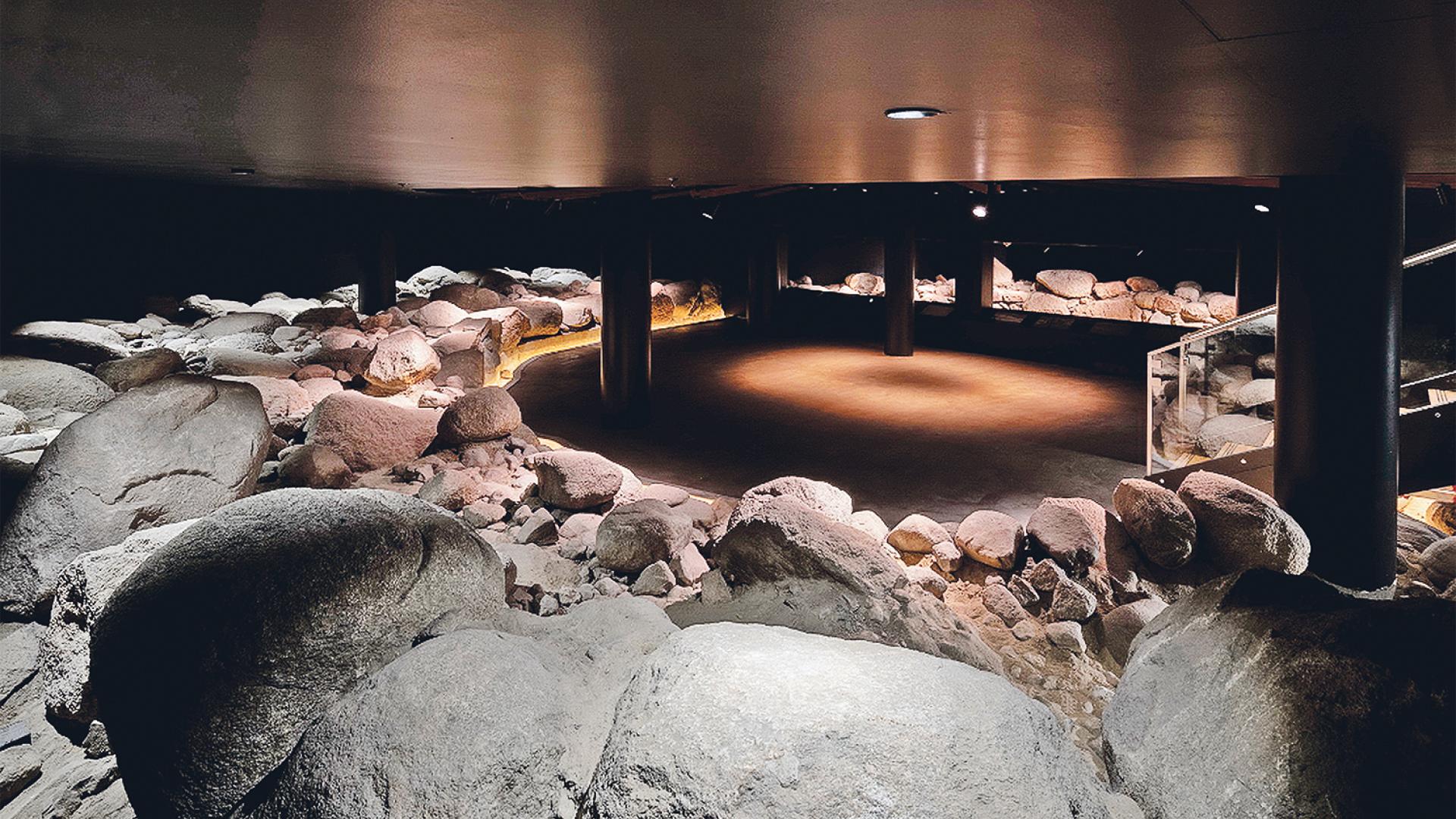 Fundament der Bischofsburg Hamburg