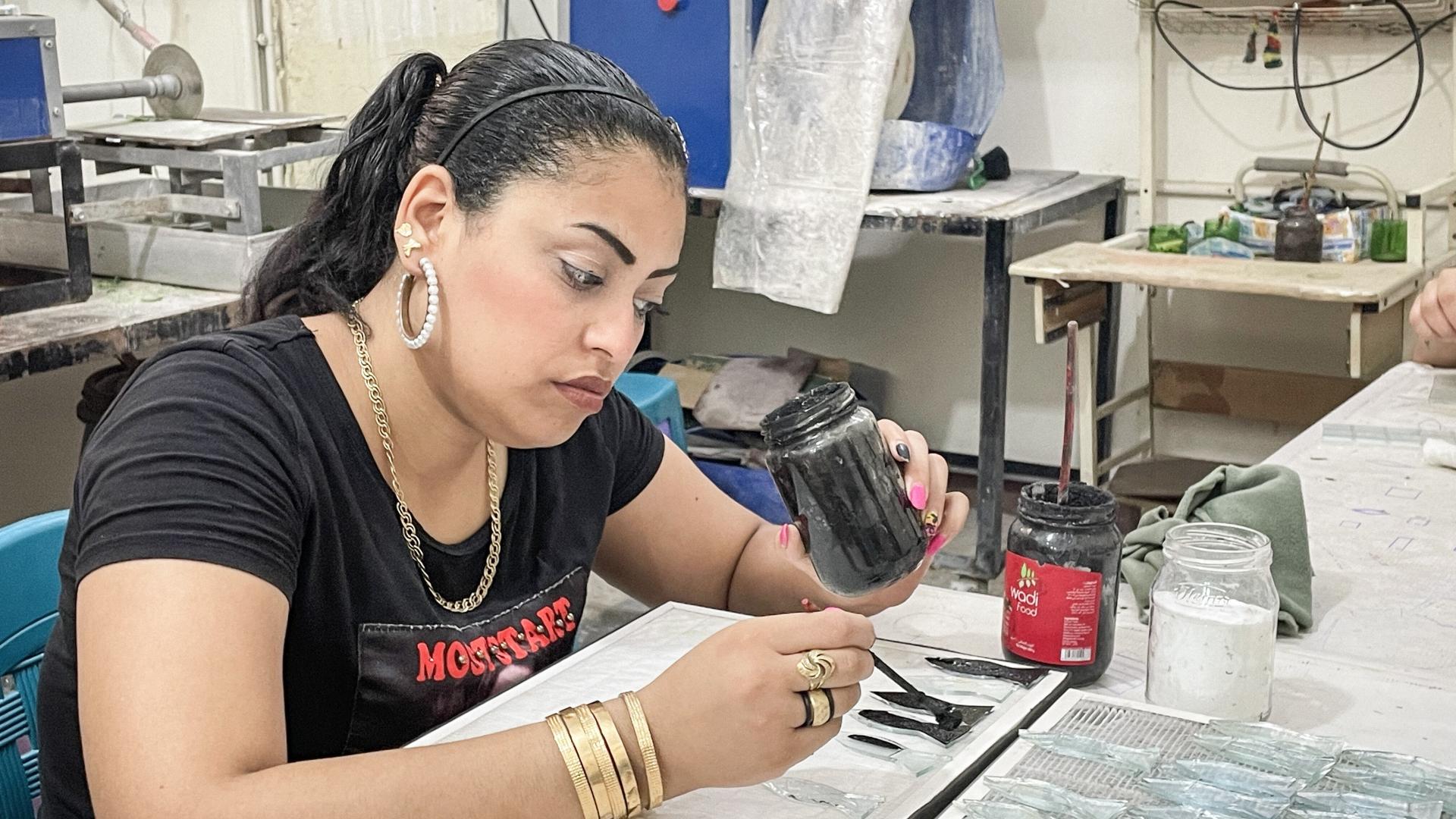 Die koptische Künstlerin Khalaf Alla