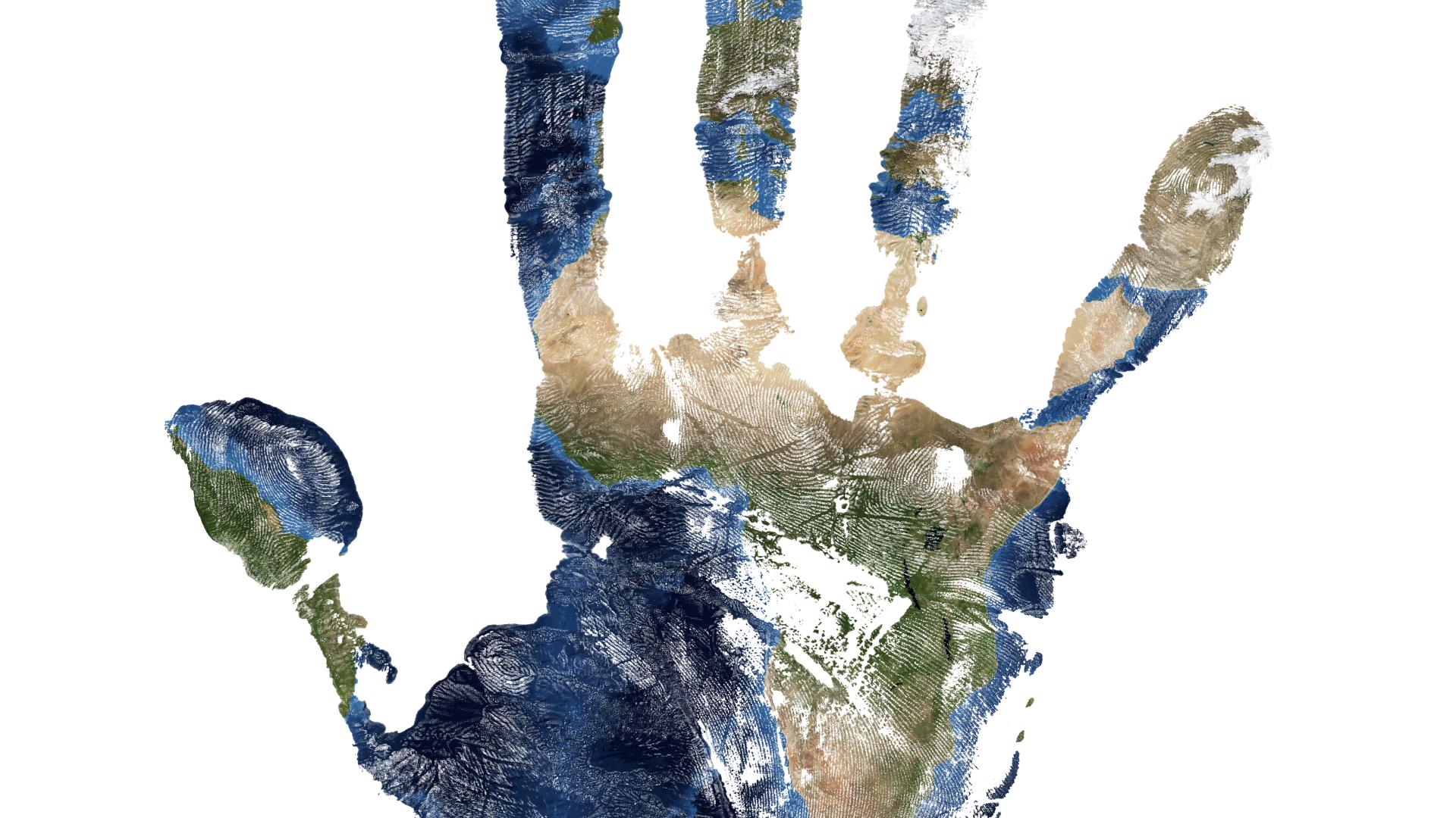 Ökologischer Handabdruck