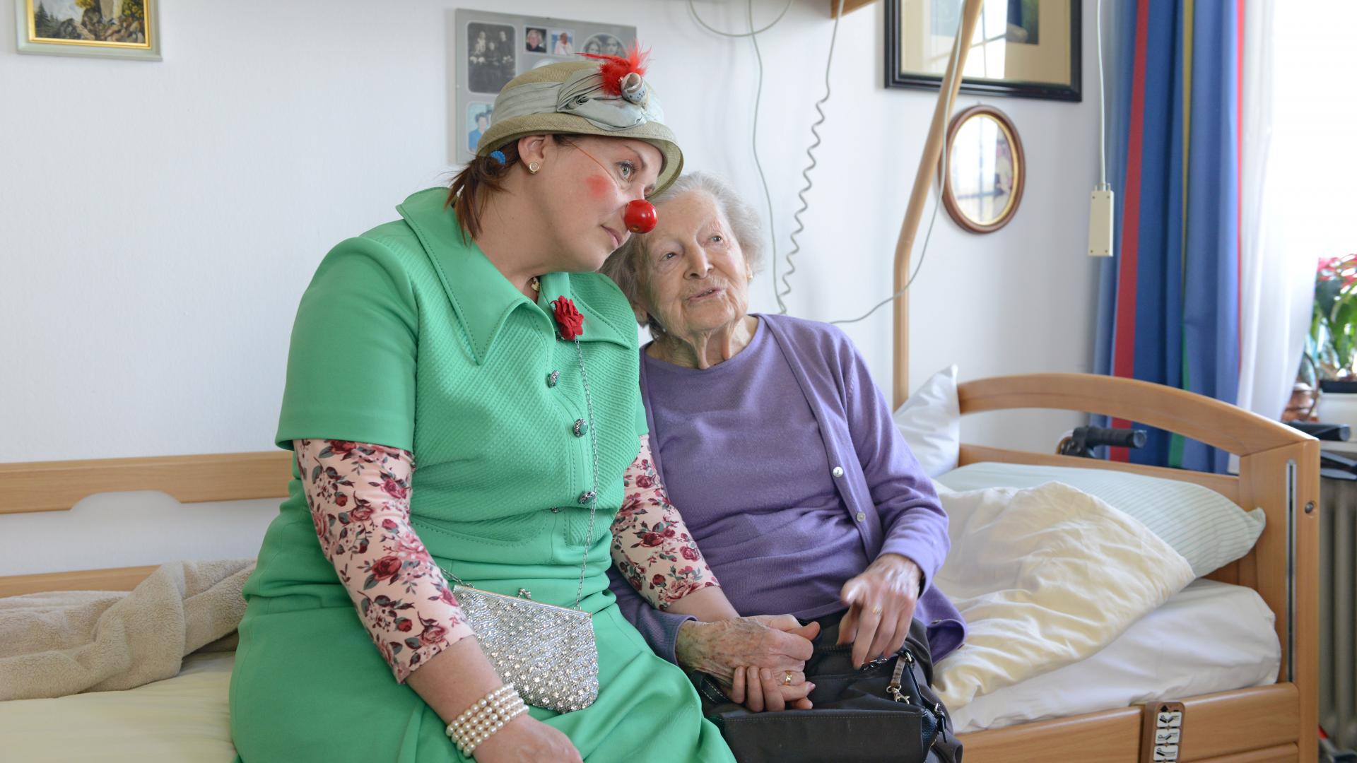 Clowns am Krankenbett