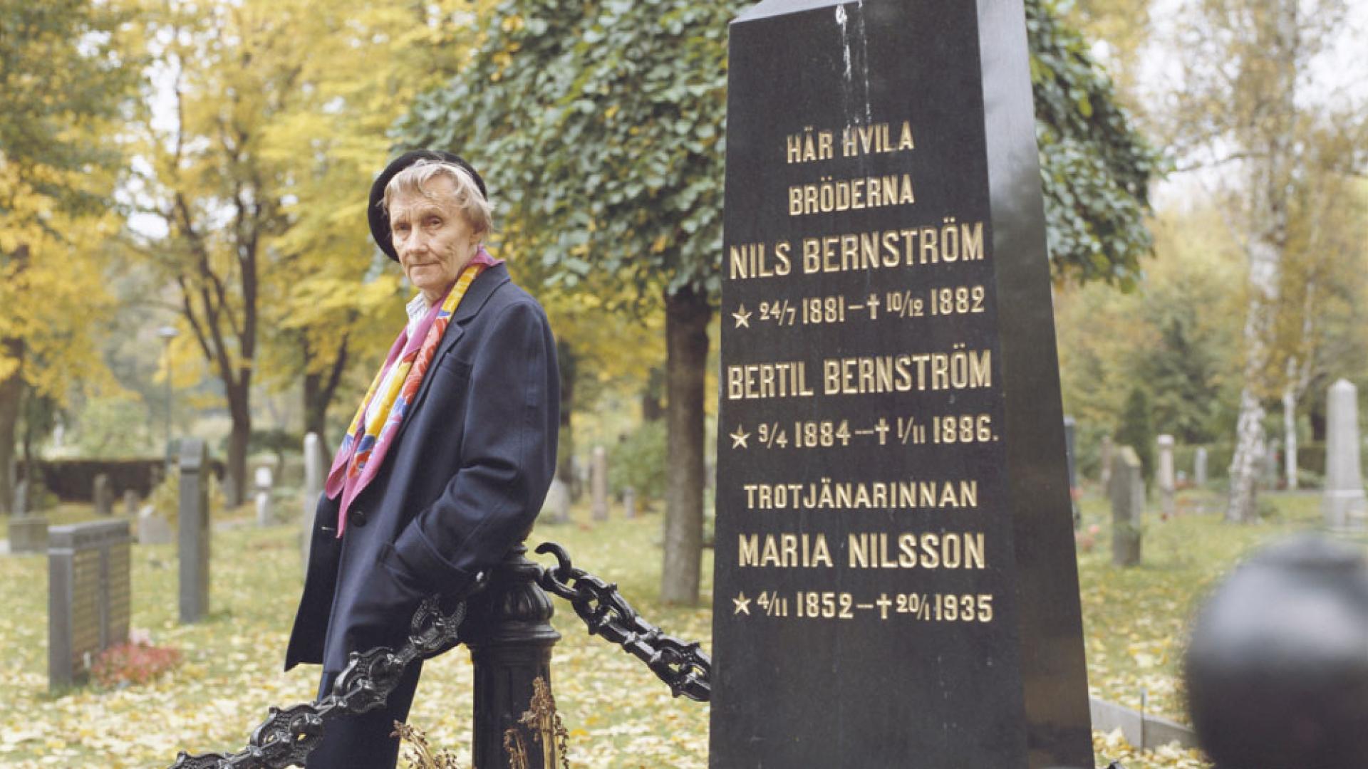 Astrid Lindgren auf dem Friedhof