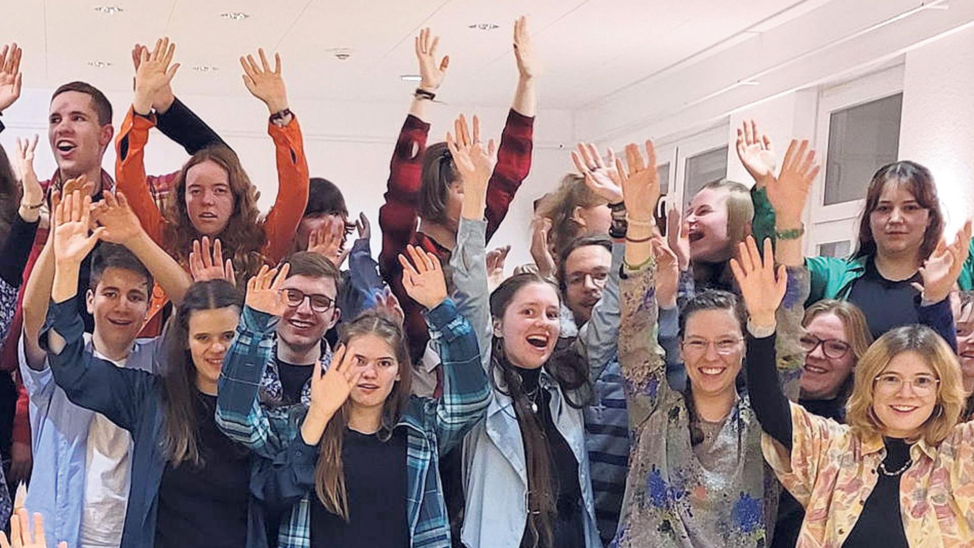 Die Teilnehmer der Weihnachtssingewoche 2023 im Jugendhaus in Erfurt-Hochheim