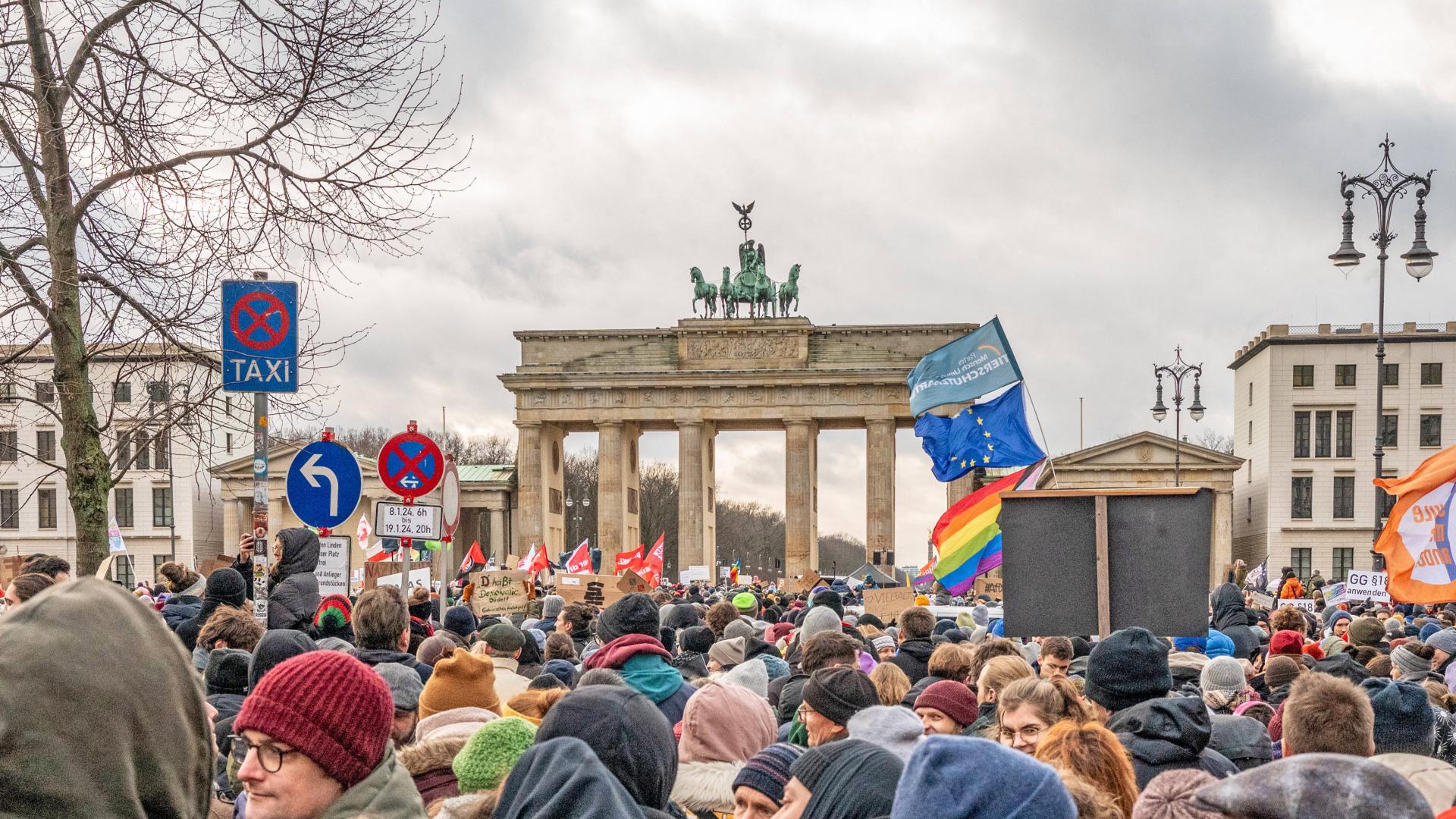 Protest gegen Rechtspopulisten