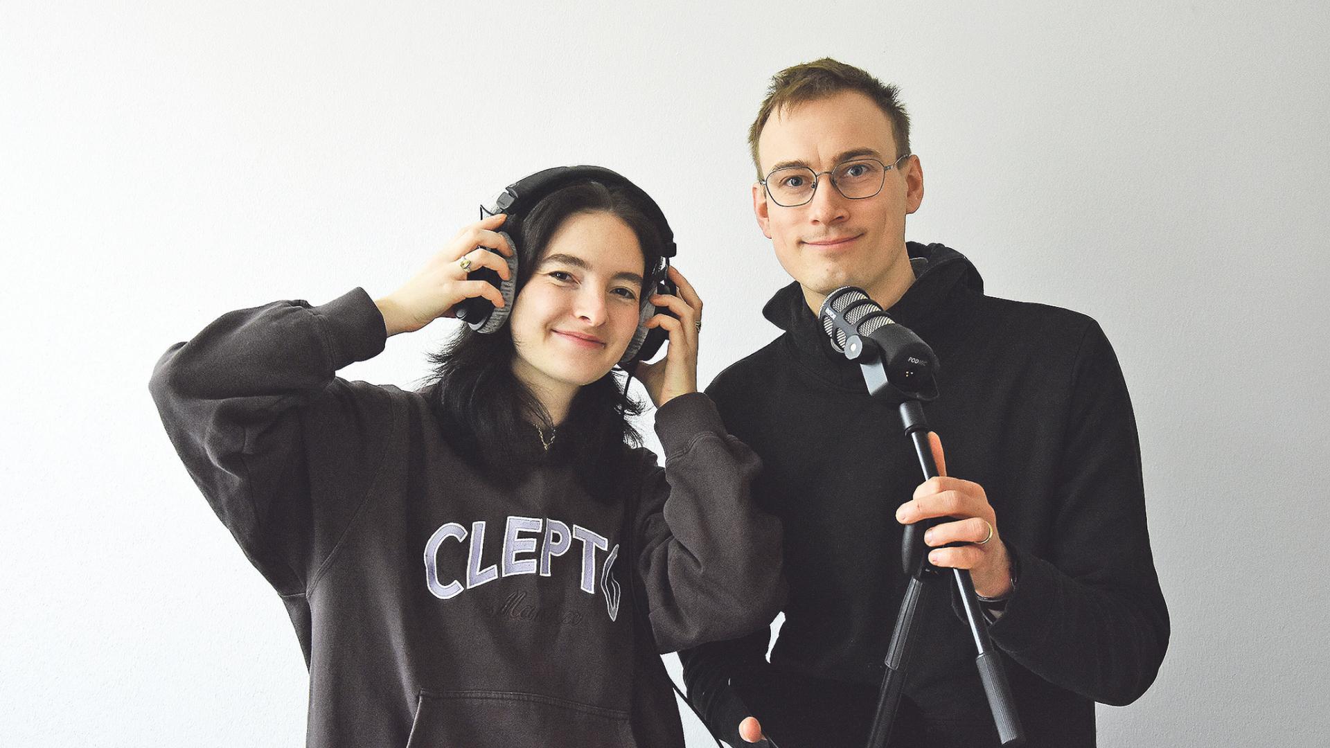 Journalistin Mira Enders und der Theologe Gerrit Spallek