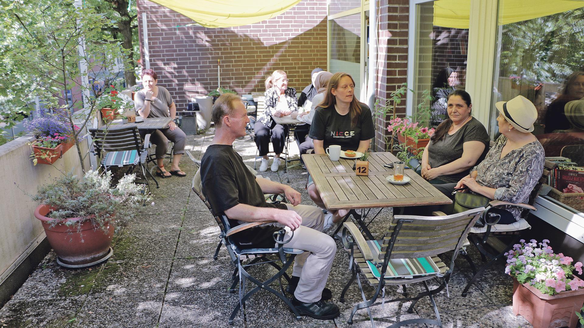 Menschen im Gespräch