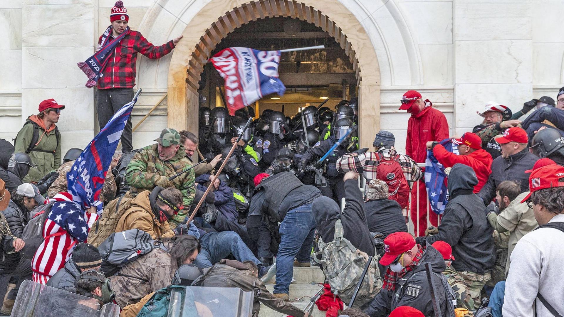 Ein gewalttätiger Mob stürmte am 6. Januar 2021 das Kapitol in Washington
