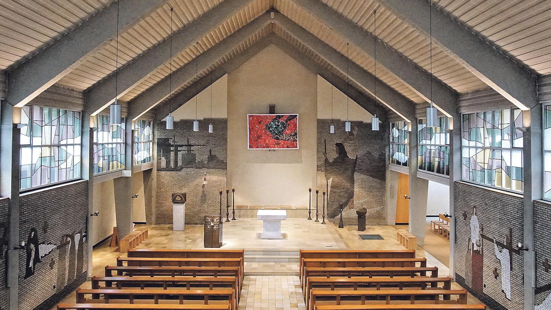 Das Kirchenschiff von St. Christophorus