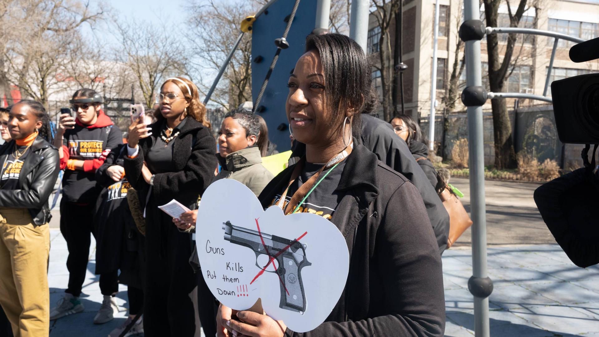 Protest gegen Waffen