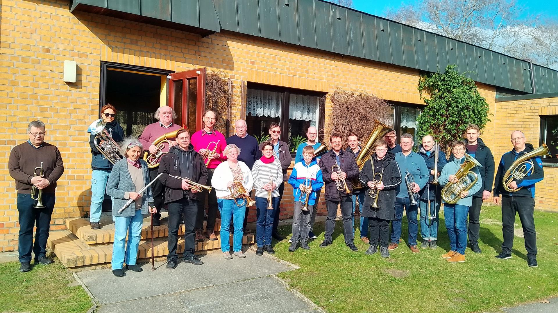 Gruppenbild Bläsergruppe