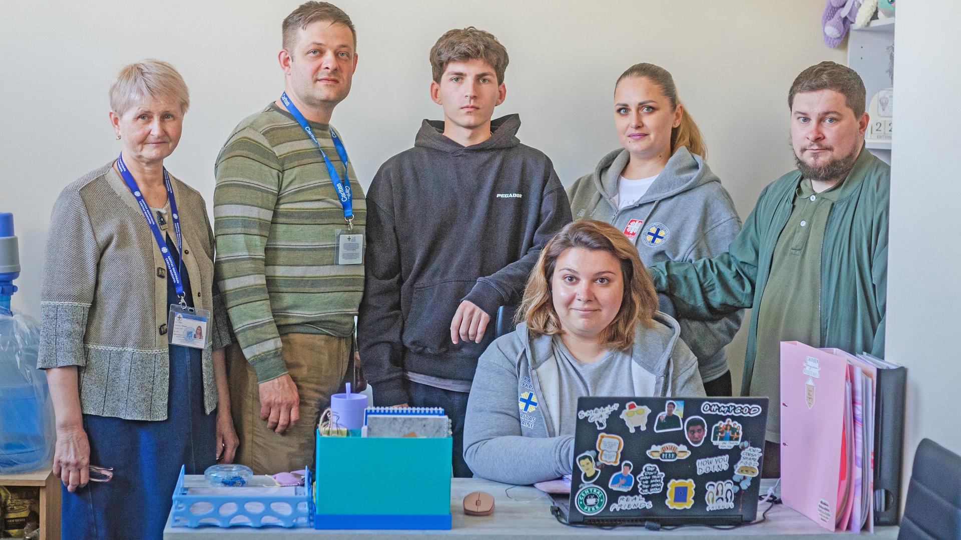 Krisenzentrum der Caritas Ukraine in Tscherkassy