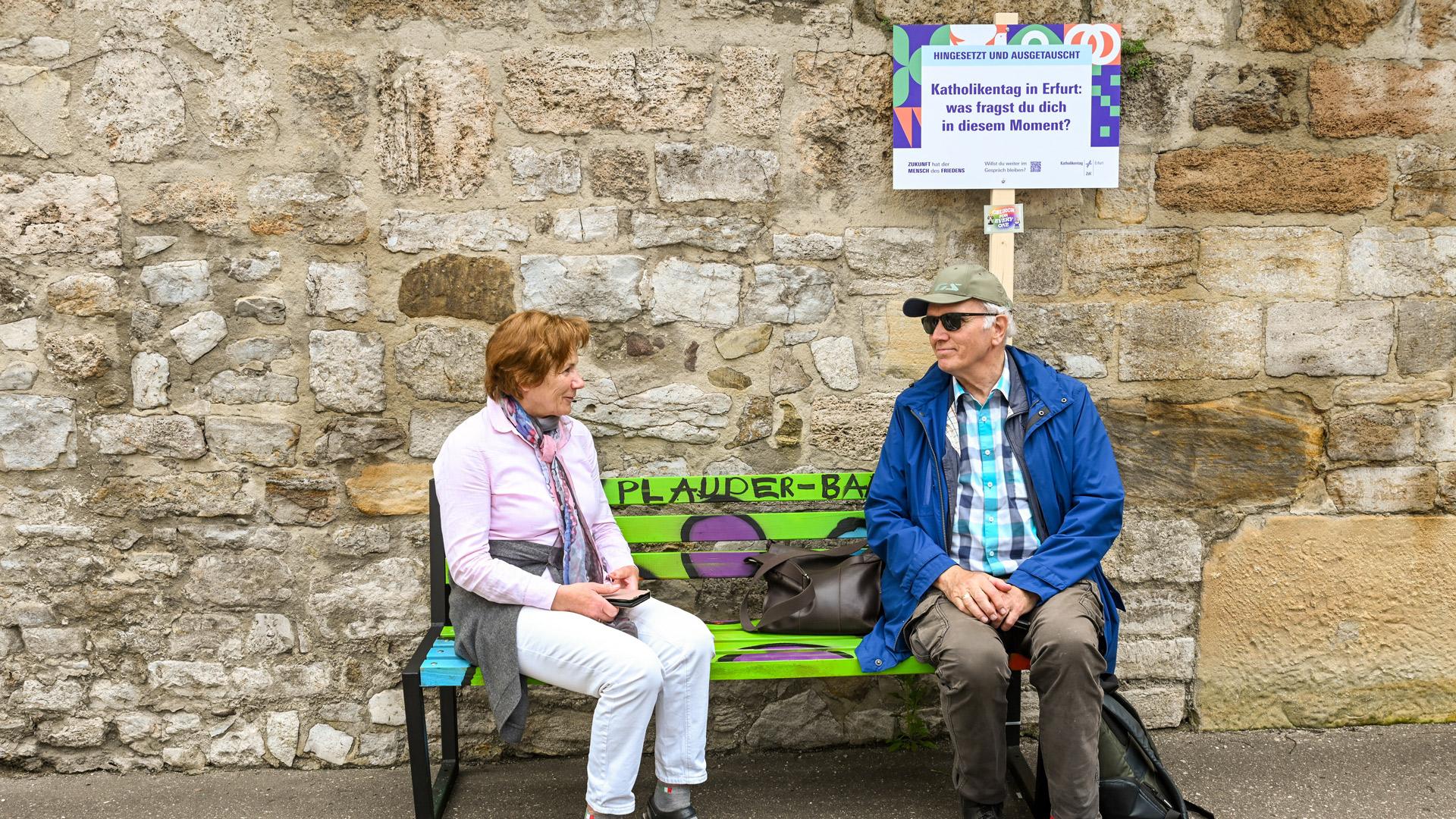 Gesprächsbank Katholikentag